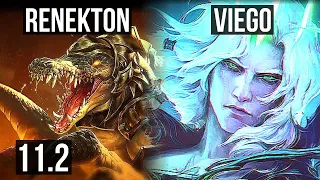 RENEKTON vs VIEGO (MID) (DEFEAT) | 2.3M mastery, 600+ games | KR Master | v11.2