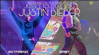 Boyfriend/ Baby - Justin Bieber, Justice Tour, Instumental/Backing Vocals