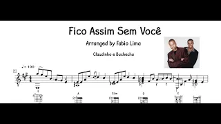 Fico Assim Sem Você "Claudinho e Buchecha" - Arreglo por Fabio Lima - TAB