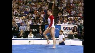 Dominique Moceanu - Vault 1 - 2000 US Championships - Day 2