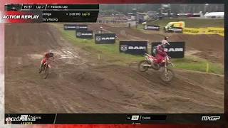 Herlings vs Prado | MXGP Race 2 | MXGP of Latvia 2023 #MXGP #Motocross