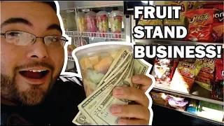 How Much A FRUIT STAND Make In ONE DAY!