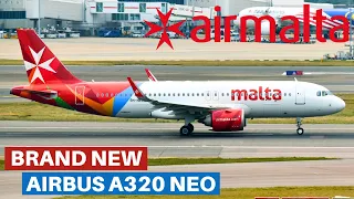 AIR MALTA BRAND NEW AIRBUS A320 NEO (ECONOMY) Paris - Malta