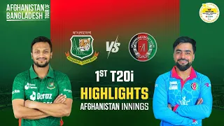 Highlights | Bangladesh vs Afghanistan | 1st T20i | Afghanistan Innings