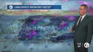 More snow shower chances the next two days