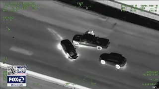 Suspects busted after attempted carjackings, wild chase on Bay Area highways