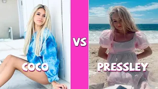 Coco Quinn Vs Pressley Hosbach TikTok Dances Compilation 🌸May 2021🌸