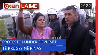 Tv Klan - Protestë kundër devijimit të rrugës në Rinas - Lajme News