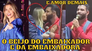 Gusttavo Lima e Andressa Suita se BEIJAM no PALCO de show em Belo Horizonte e AGITAM a web