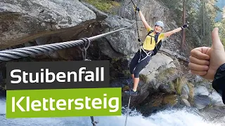 Spektakulärer Klettersteig am Stuibenfall: Der höchste Wasserfall in Tirol