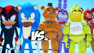 Sonic & Shadow VS Five Nights At Freddy's - EPIC BATTLE