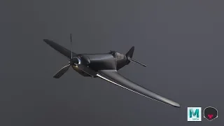 War Airplane Sculpt Timelapse