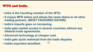 ACHIEVEMENTS OF WTO