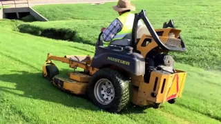 Lawn Care Vlog 2 - Hustler Mower Almost In The Ditch -