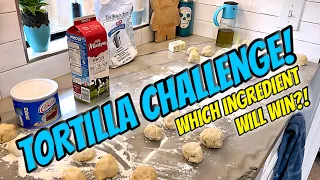 Tortilla Trials: Finding the Perfect Ingredient - Butter, Milk, Oil, or Crisco? 🤔