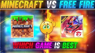 Free Fire Vs Minecraft 😍🔥 Which Game Is Best?😉🔥 || GW Manish