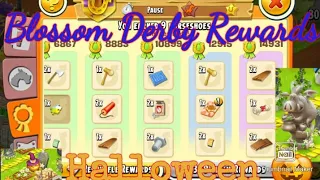 Hay Day Blossom Derby Rewards | Greg's Halloween calendar | Mystery Derby | #HayDay #Supercell