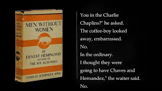 MEN WITHOUT WOMEN by ERNEST HEMINGWAY. Audiobook, full length