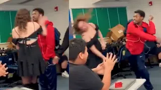 Karen Gets Thunder SLAPPED After Slapping the WRONG GUY!