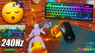 [1 HOUR] ASMR Fortnite Chill 😴 RANKED Gameplay 🏆 Relaxing Keyboard Sounds 🎧 [240 FPS 4K]