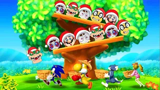 【マリオパーティ スーパースターズ】マリオ (Sonic) vs ヨッシーvs ルイージ (Tom) vs ピーチ（COM最強マスター）