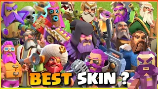 What Is The BEST GRAND WARDEN SKIN ?😍🔥 | Clash Of Clans Hero Skin Ranking