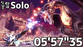 【MHW:I PS5】伝説の黒龍 ミラボレアス ガンランスソロ グリッチなし 火事場極意 05'57"35 / Fade to Black Fatalis Gunlance Solo Heroics