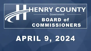 Board of Commissioners  Meeting | April 9, 2024