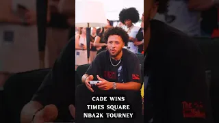 Cade Cunningham Wins NBA2K Tournament In New York #pistons #nba #newyork #nba2k #nba #hoops #shorts