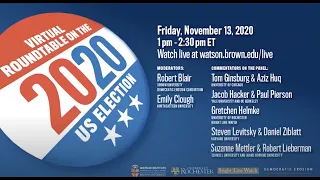 Virtual Roundtable on the 2020 US Election