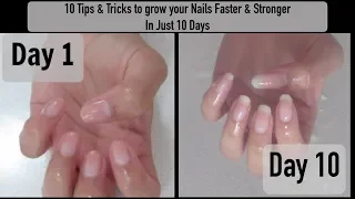 10 Tips and Tricks for longer and stronger nails || Nail growth hacks || Mamtha Nair