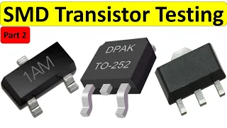 SMD transistor testing using the multimeter tutorial