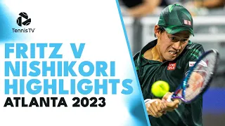 Taylor Fritz vs Kei Nishikori | Atlanta Open 2023 Quarter-Final Highlights