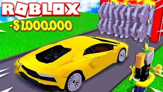 SHREDDING A $1,000,000 CAR IN ROBLOX!
