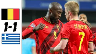 Belgium vs Greece 1 - 1 Extended Highlights & All Goals 2021