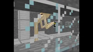 Minecraft SCP Containment Breach SCP-096 scene (minecraft animation)