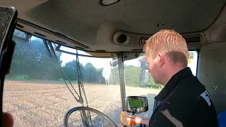 Live dreschen mit dem New Holland CX 8060 I Fendt Xylon 524 u. Fendt Vario 724 fahren ab