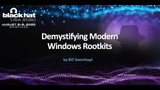 Demystifying Modern Windows Rootkits