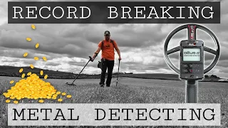 XP Deus 2 | RECORD BREAKING Metal Detecting Undetected Footpath Field | Coins Everywhere