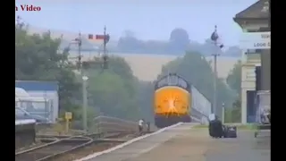 China Clay Trains in 1994 in Cornwall.