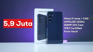 🔥 Unboxing Samsung Galaxy A55 5G : Tes Kamera + Tes Gaming + Skor AnTuTu + Knox Vault