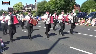 Desertmartin Crimson Star Accordion Band @ ABOD Relief of Derry Celebrations 2022