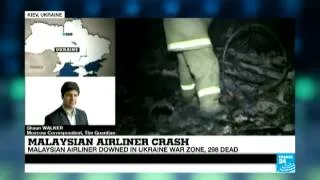 Malaysian plane 'shot down' in Ukraine - Malaysian Airline downed in Ukraine