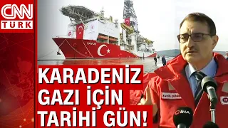 Yavuz Sondaj Gemisi kritik görevde! Bakan Fatih Dönmez açıkladı! Dev vana Karadeniz'e taşınıyor...