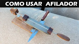 Como AFILAR un CUCHILLO con AFILADOR