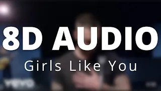 Maroon 5 - Girls Like You ft. Cardi B (Official Video) | 8D Audio 🎧