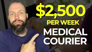 Earn $2500 Per Week As A Medical Courier Independent Contractor!