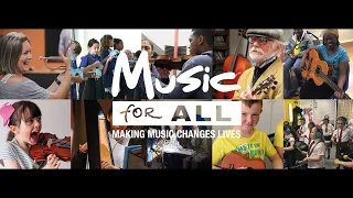 UK's Music for All charity - Making Music Changes Lives - Grants and Learn To Play experiences