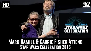 Mark Hamill & Carrie Fisher attend Star Wars Celebration 2016