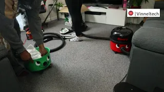 Numatic Henry 200 and Henry Pet 200 Vacuuming the Hallway Demonstration